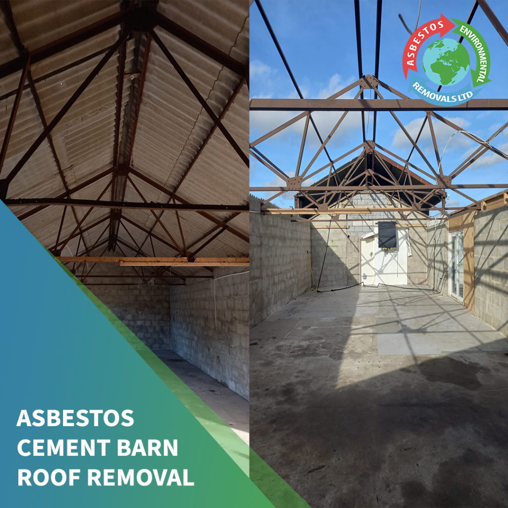 Cement Asbestos Barn Roof Removal