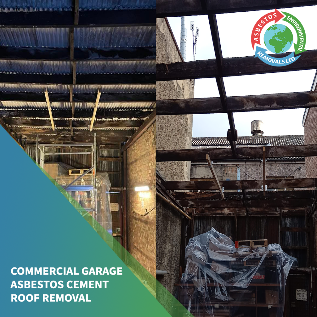 Asbestos Cement Garage Roof Removal & Disposal